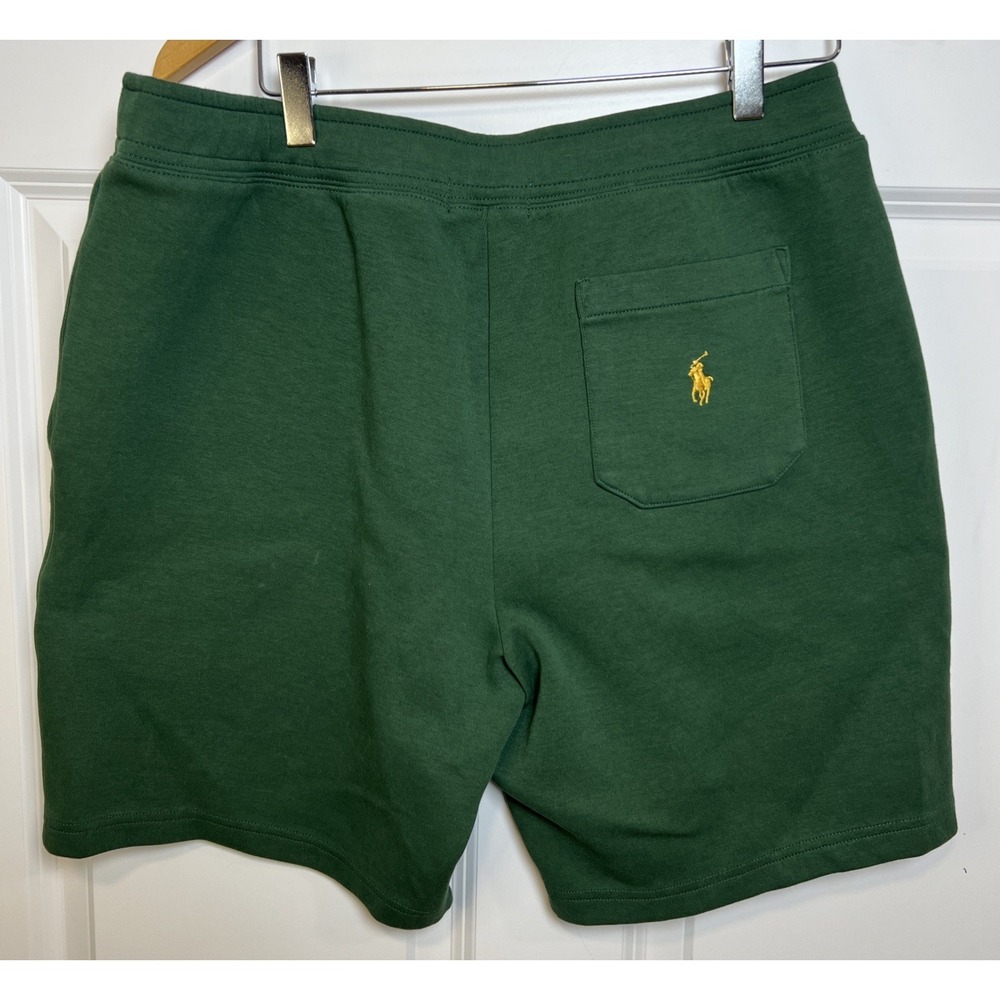 Polo Ralph Lauren Milan Shorts Large Green Double Knit Crest Italy 3 Blokecore - Picture 3 of 16